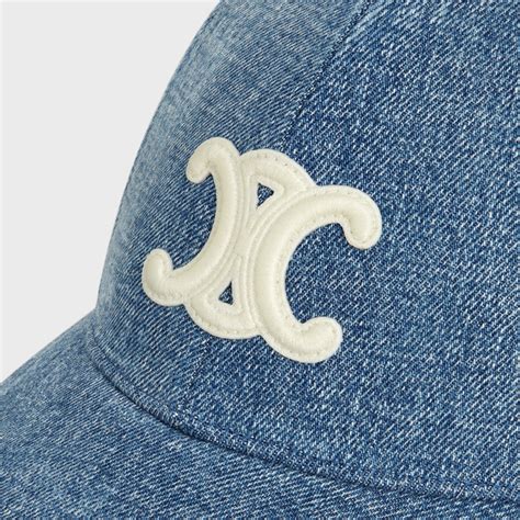 celine denim baseball cap.